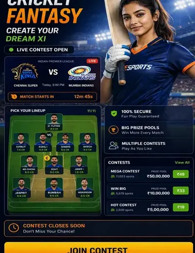 Betnow777 (bet now 777) fantasy cricket & matchday visual 3
